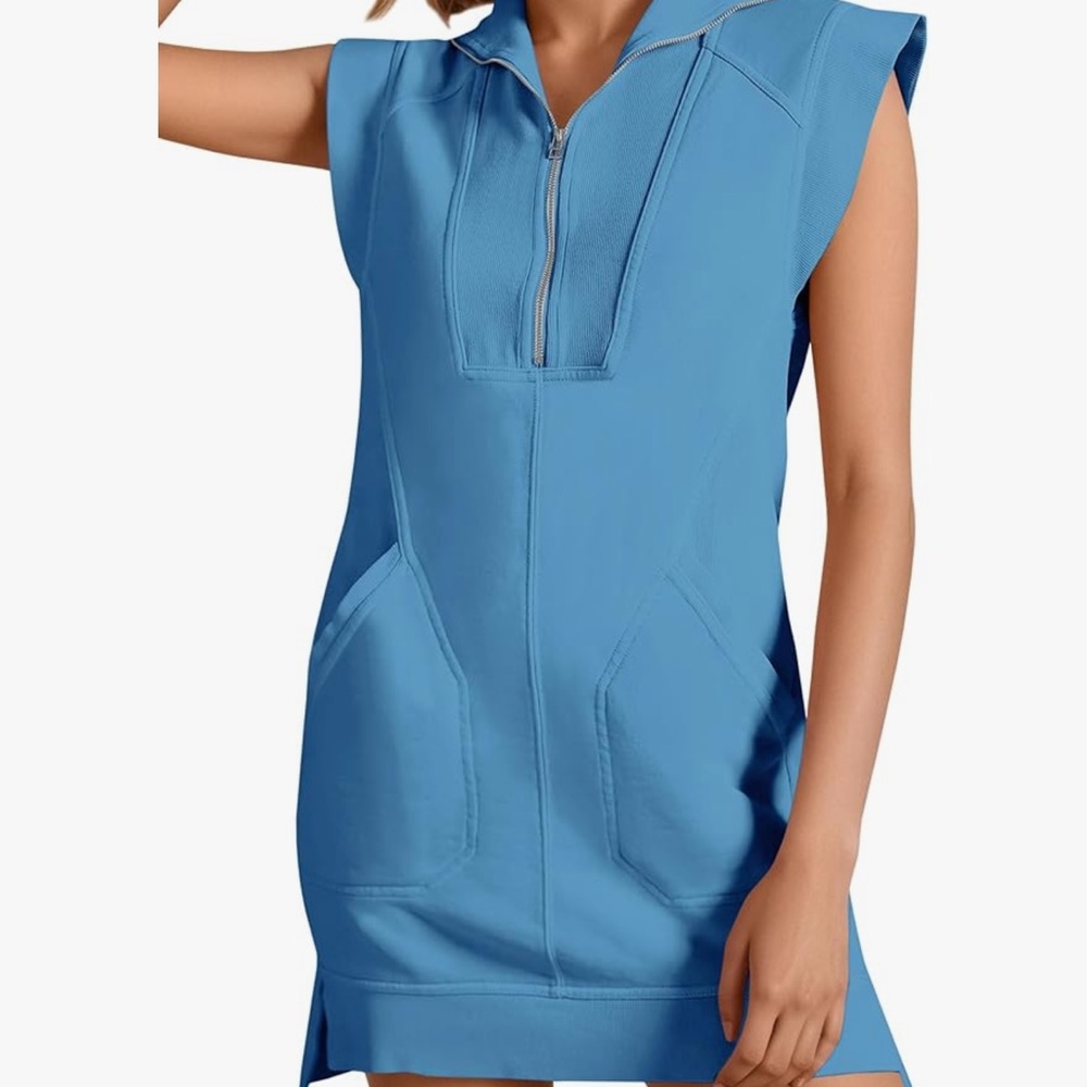 Amazon Blue Women's Midi Dress